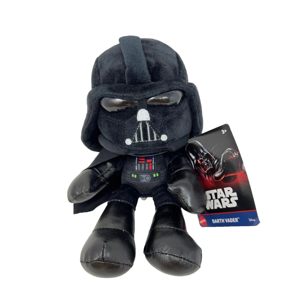 Disney Star Wars Darth Vader 8" Plush Figure Toy Mattel NWT Collectible